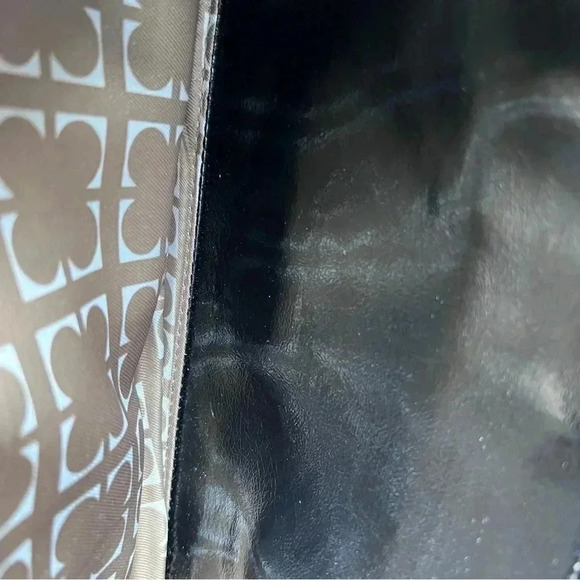 Vintage Liz Claiborne New York Lucky Patent Vegan Leather Clutch - Picture 9 of 14